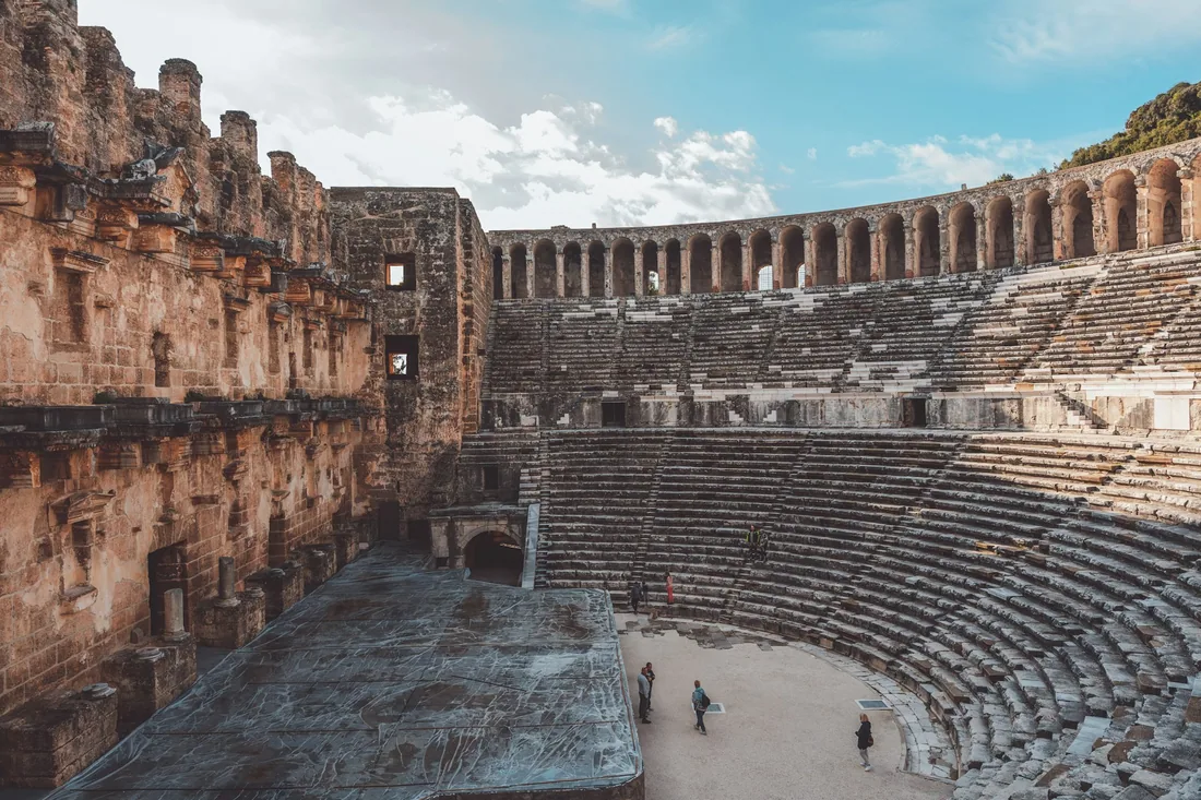 Aspendos Teateret Tyrkia