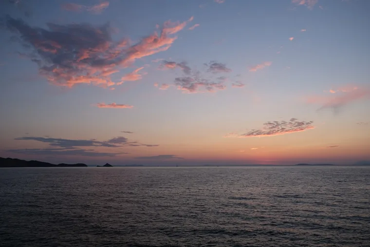 Egeerhavet i skumringen
