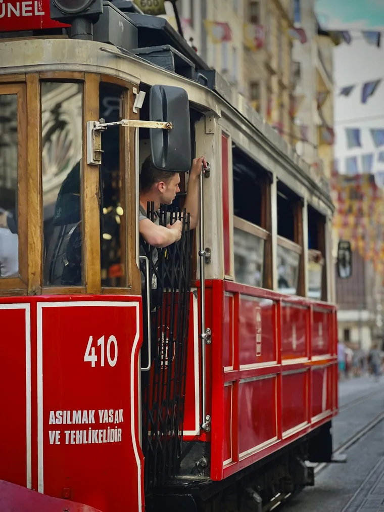 Trikken i Beyoğlu, en av de siste av sitt slag